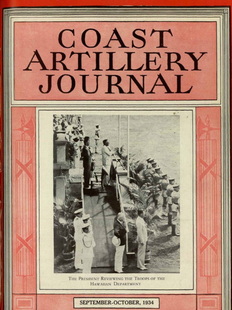Coast Artillery Journal - Oct 1934 | PDF | United States Army Coast