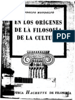 Mondolfo-En Los Origenes de La Filosofia de La Cultura