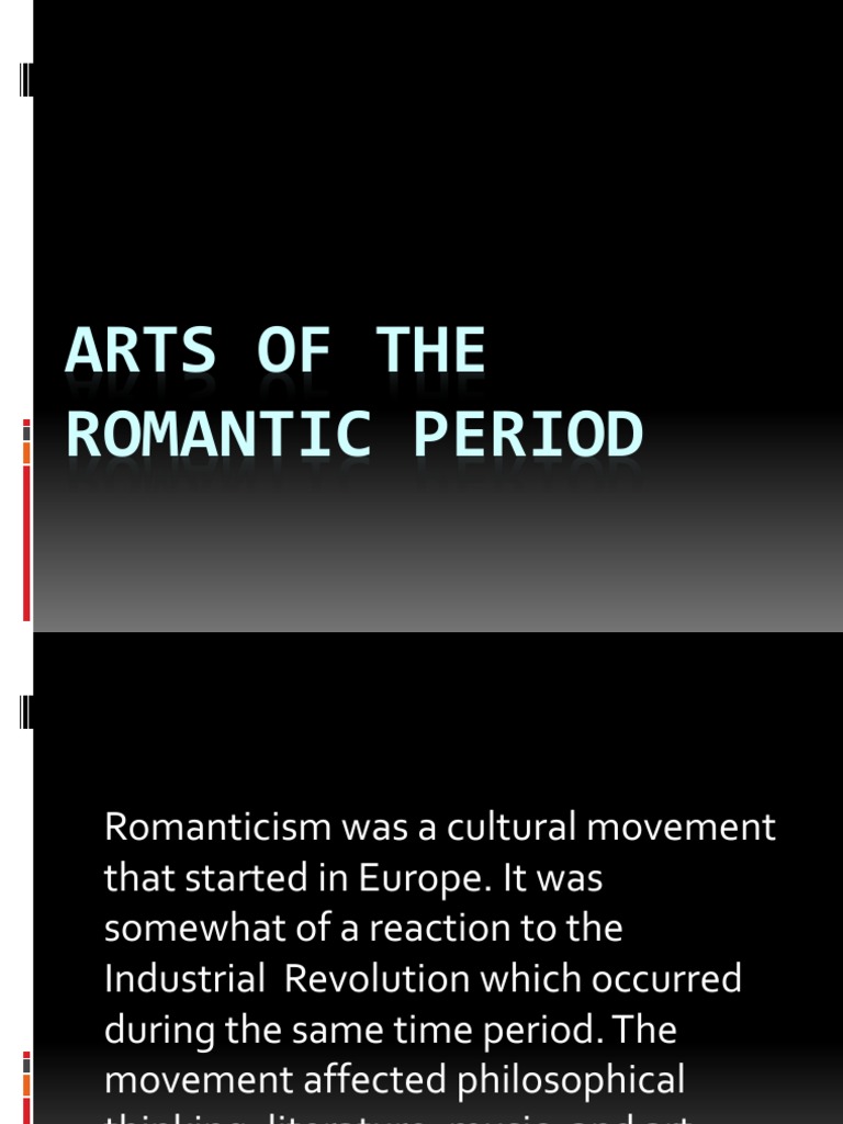 Characteristics of Romantic Period Art | PDF | Romanticism | Paintings