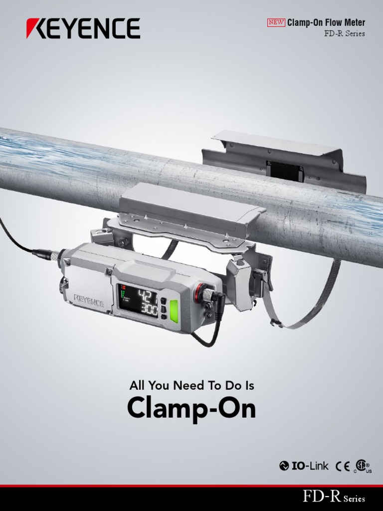 KEYENCE Flowmeter Power Supply Flow Measurement