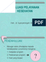 Evaluasi Pelayanan Kesehatan-Kuliah