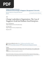 Change Leadership in Organizations_ the Case of Singapores Small