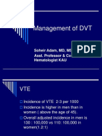Management of DVT