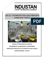 Atb 332 - Automotive Fuels and Lubricants Laboratory Manual