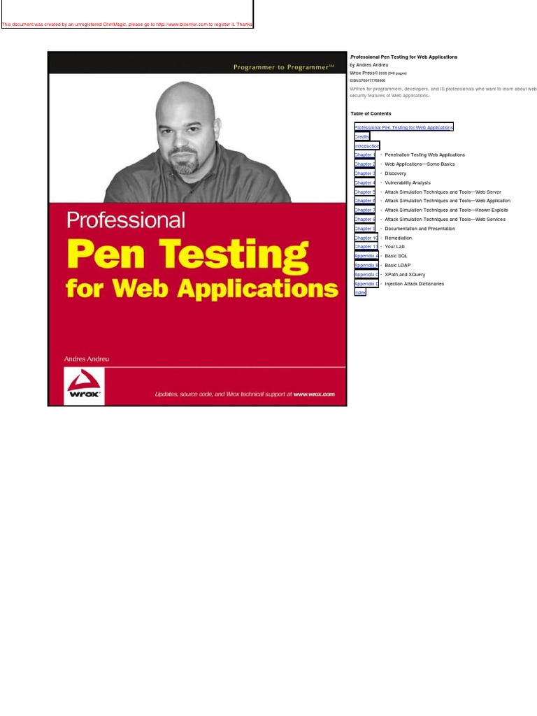 Web Application Pro Pentesting | PDF | Internet Forum | Penetration Test