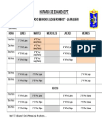 Horario Examen Ept