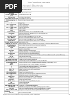 Windows 7 Keyboard Shortcuts - Printable Cheatsheet