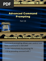 Advanced Command Prompting