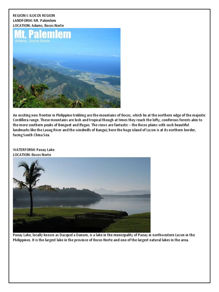 Unknown Landforms And Waterforms In The Philippines Mindanao Geomorphology