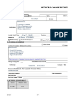 Network Change Request / New Mop Form: Open Other Ref No