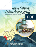 Kecamatan Salaman Dalam Angka 2016
