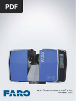 e1090 Faro Laser Scanner Focus3dx330 Manual Pt