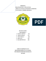 Proposal Terapi Kelompok Senam Otak Pada Lansia