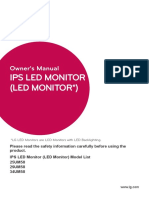 EN-User Guide-LG 34UM58 Ultrawide PDF