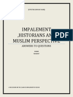Impalement, Historians and Muslim Perspective: Answers To Questions