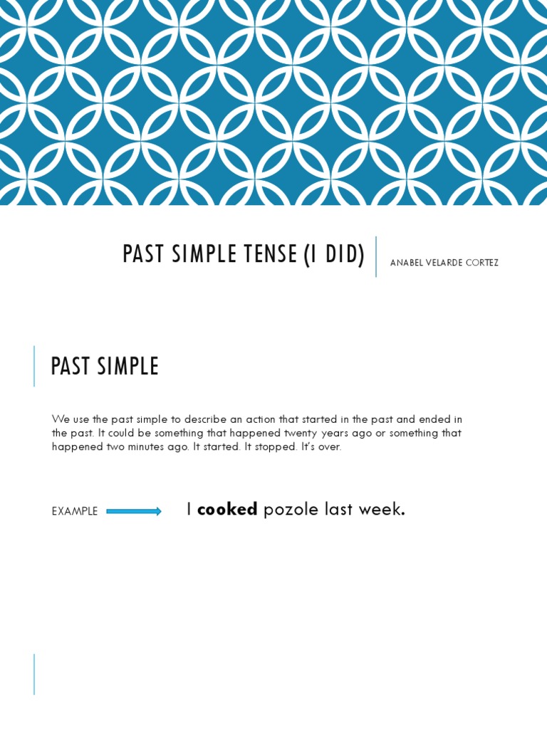 Understanding Past Simple Tense | PDF