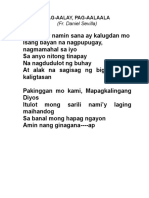 ACETATE - Pag-Aalay Pag-Aalaala Ang Katawan Ni Kristo Awit NG Paglaya