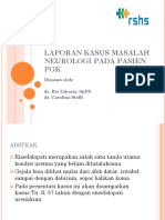 Laporan Kasus Masalah Neurologi Pada Pasien Pgk