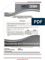 Assistente Administracao