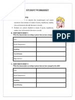 Student Worksheet: Breathing