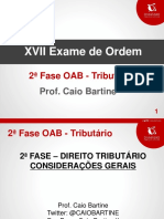 DIREITO TRIBUTÁRIO