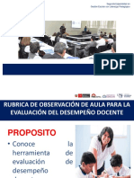 Rubrica D Desempeño Docente