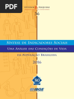 Sintese de Indicadores Sociais - 2016