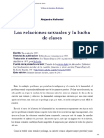 Alejandra Kollontai (1911) - Las Relaciones Sexuales y La Lucha de Clases