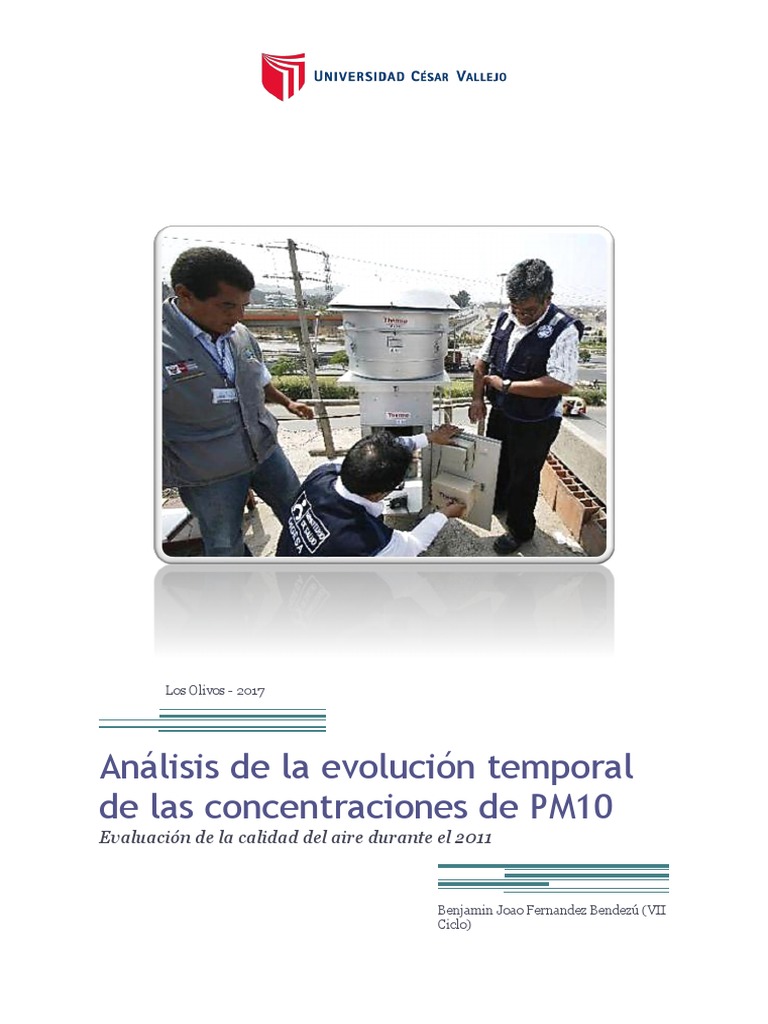 Monitoreo de Calidad Del Aire PM 10 y 2.5 | PDF | La contaminación del ...