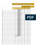 Colocação Estrelas Alunos 100%
