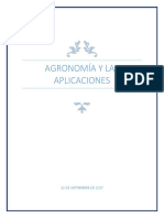 Agronomía y Las Aplicaciones