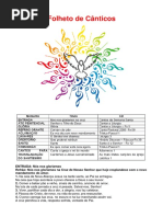Folheto de Cânticos
