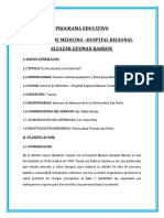 Programa Ecucativo Medicina