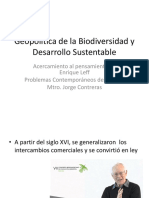 Geopolítica de La Biodiversidad y Desarrollo Sustentable