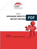 Arranque Directo de Un Motor Trifásico