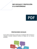 Licencia de Maternidad y Prestaciones Sociales