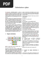 Substitution Cipher