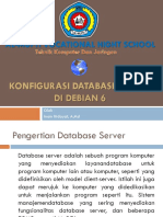 Konfigurasi DATABASE Server Di Debian 6