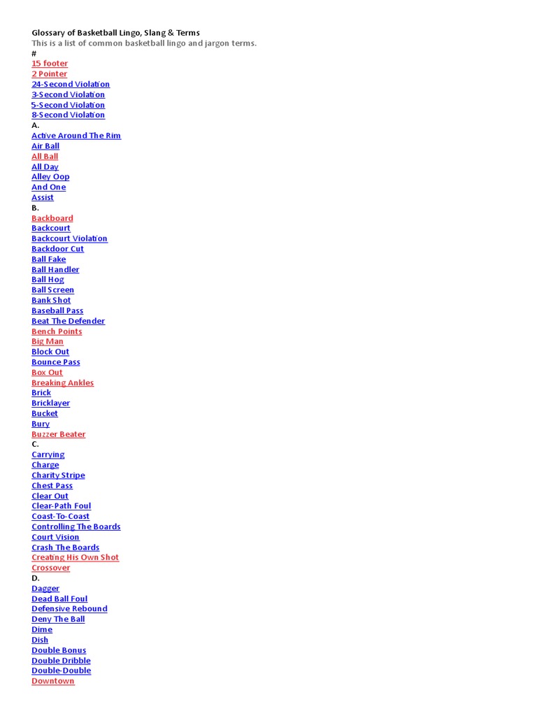 Sports Lingo Sports Rules And Regulations Team Sports