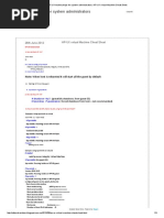 HP-UX Virtual Machine Cheat Sheet