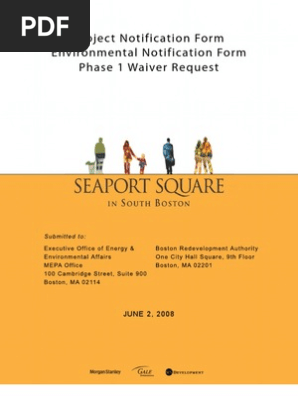 Seaport Square Pnf Final 6 2 2008 Stormwater Waste