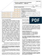 Prova 3 Bimestre 2017 História 3° Ano Professor William Altieris