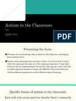 k205 Presentation Autism in The Classroom