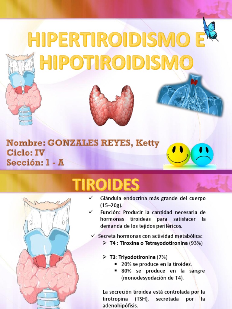 HIPO E HIPERTIROIDISMO.pptx Tiroides Hipertiroidismo