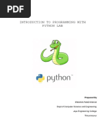 Python Lab