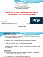 Presentation-Seismic Performance Assessment of High Rise Buildings With The Effect of Masonry Infill