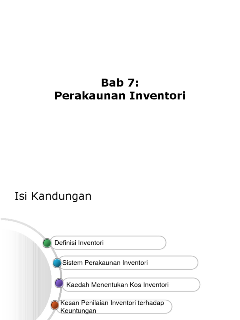 Bab 7 Perakaunan Inventori Pdf