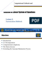 Lecture02 - Factorization Methods