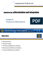 Lecture08 - Numerical Differentiation