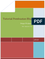 Tutorial Membuat Blog dengan Wordpress